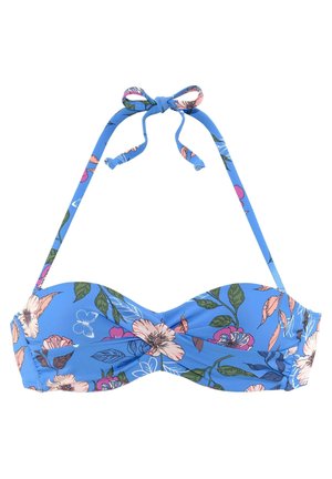 s.Oliver Bikini-Top - blau bedruckt