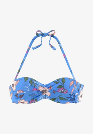 s.Oliver, Bikini-Top - blau bedruckt