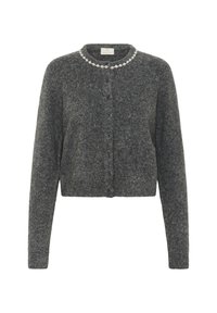 Kaffe Kardigán - grey melange