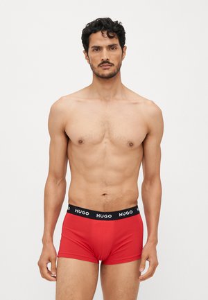 HUGO, 3 PACK - Trunks - khaki/black/red