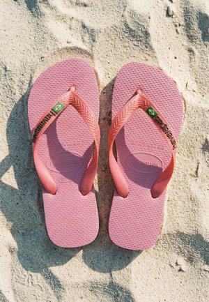 Havaianas, BRASIL LOGO UNISEX - Sandales tongs - rose chiffom