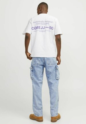 Jack & Jones GEDRUCKT RUNDHALS - Camiseta estampada - white