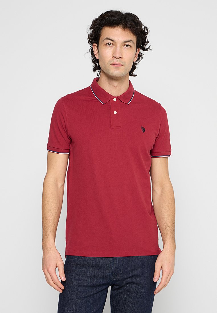 U.S. Polo Assn. Poloshirt bordeauxrood