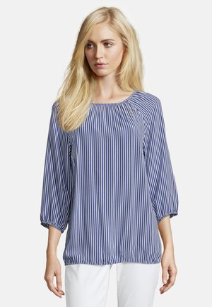 MIT STREIFEN - Blouse - blue/white