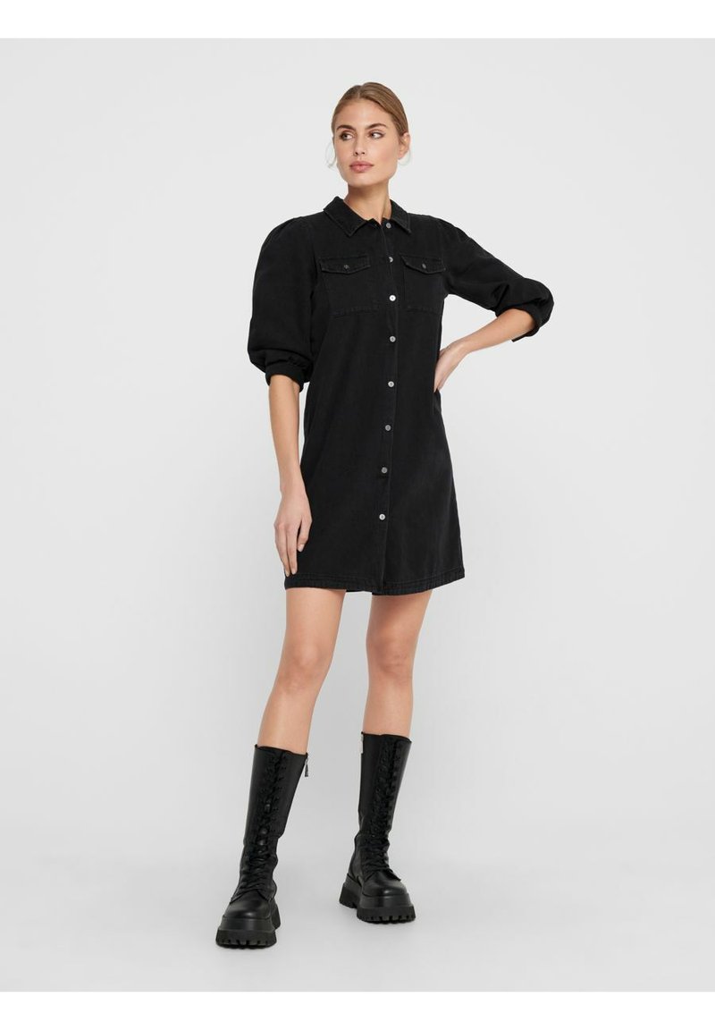Damen Freizeitkleider | ONLY Jeanskleid black denim - HV56408 Damen Freizeitkleider | ONLY Jeanskleid black denim - HV56408