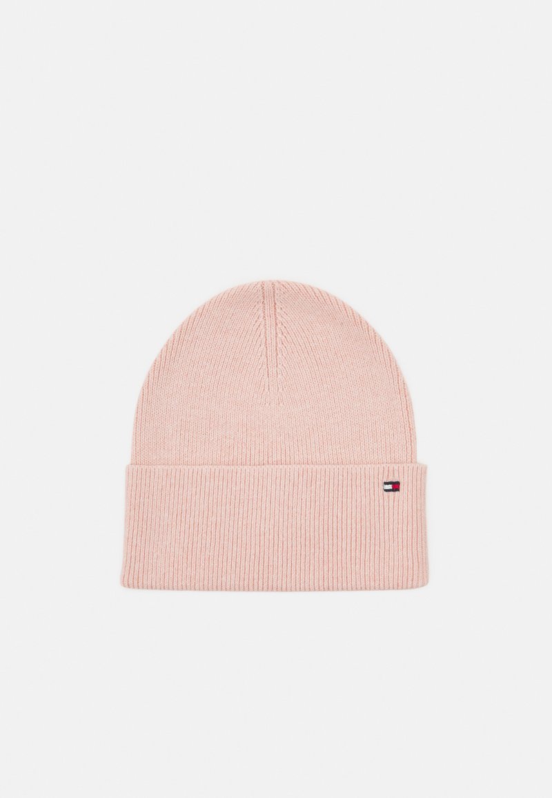 tommy hilfiger pink beanie