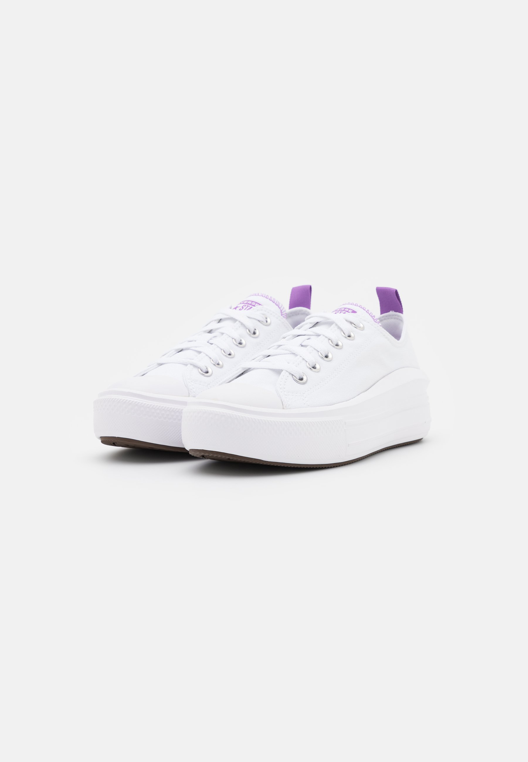 Converse CHUCK TAYLOR ALL STAR MOVE COLOR POP - Sneakers basse -  white/pixel purple/bianco - Zalando.it