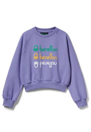 STRANGER THINGS CROPPED - Felpa - blue