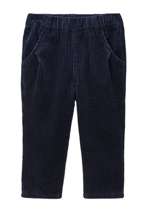 UNI AVEC TAILLE ÉLASTIQUE - Pantalon classique - pierre bleue