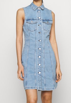 Denim dress - light-blue denim