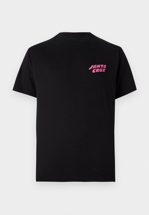 Santa Cruz GRABKE ALL AROUND STACK UNISEX - Tricou cu imprimeu - black