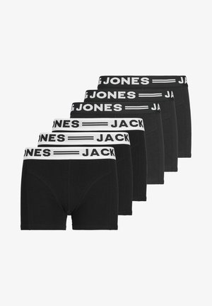 Jack & Jones 6ER PACK STRETCH LOGOBUND - Underkläder - schwarz schwarz weiß