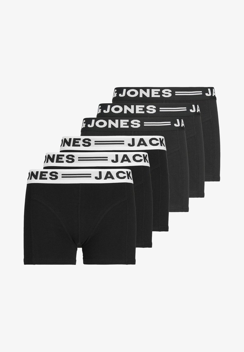 Jack & Jones 6ER PACK STRETCH LOGOBUND - Onderbroeken - schwarz schwarz weiß