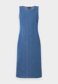 PCTIFFANY DRESS - Obleka iz džinsa - medium blue denim