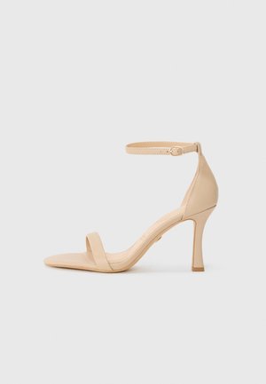 DRALETHIEL - Sandalen met hoge hak - medium beige
