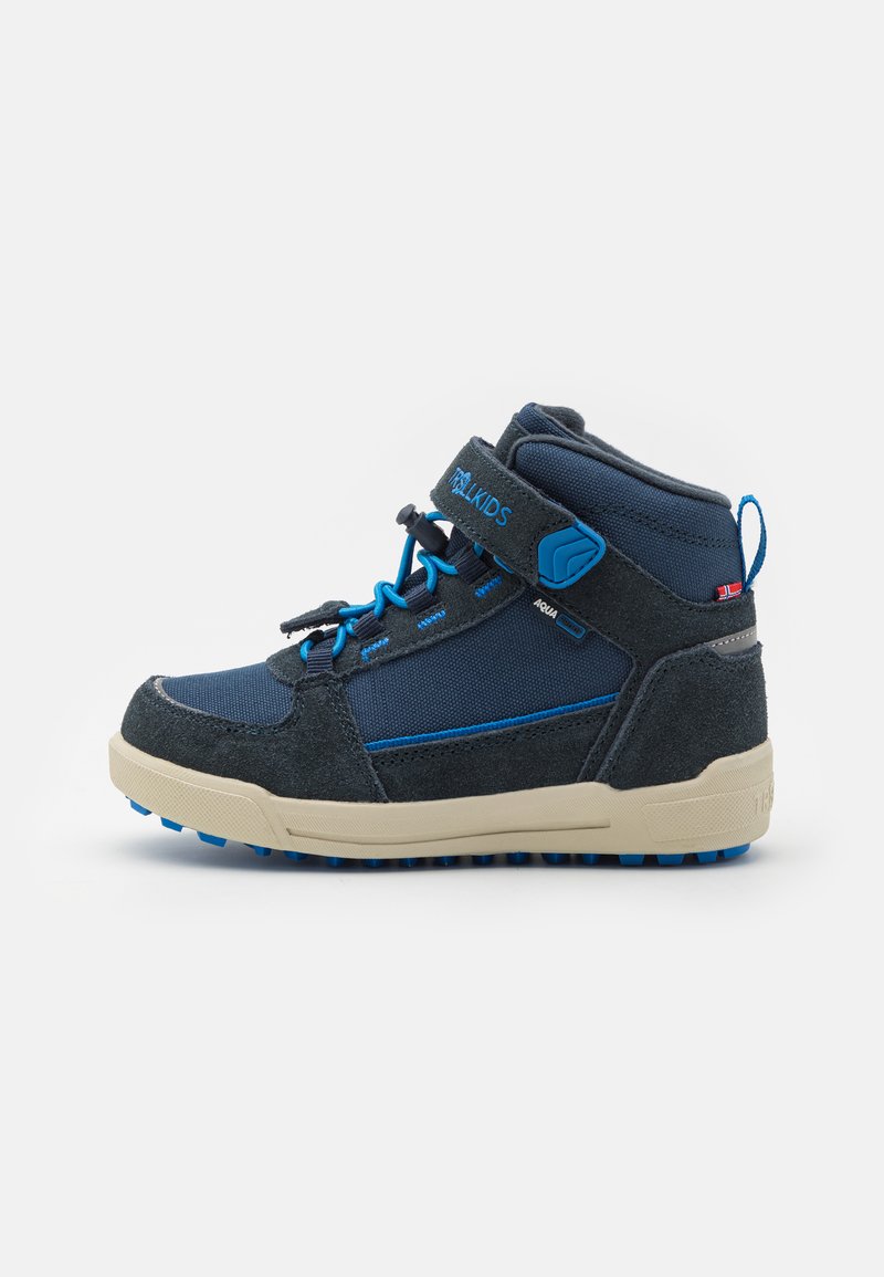 TROLLKIDS GRYLLEFJORD MID CUT - Obuća za pješačenje - navy/medium blue