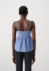 Pieces PCSULLY PEPLUM STRAP - Viršus - hydrangea