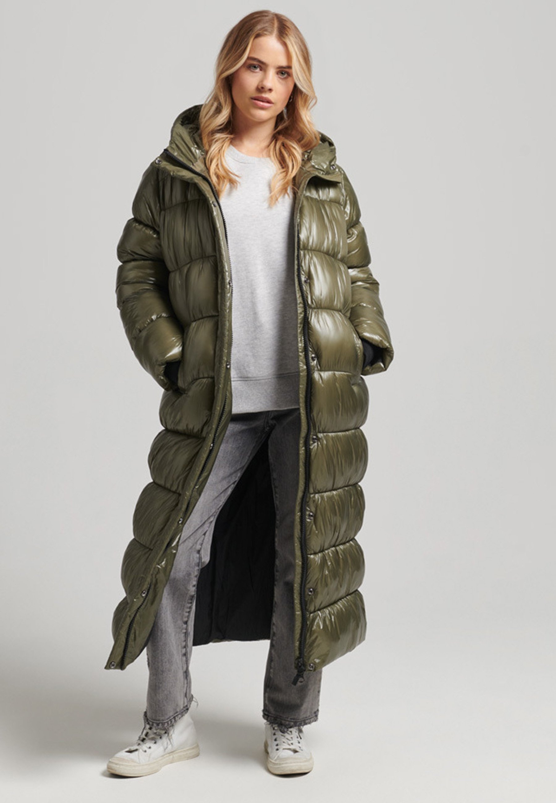 Superdry LONGLINE PUFFER - Winter coat 