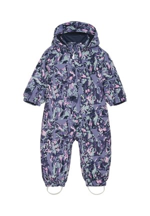Color Kids COVERALL- ALL OVER - Regndragt - blue granite