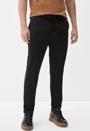 SLIM JOGGER IM BUSINESSS TYLE - Trainingsbroek - schwarz