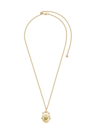 FABLE ENGLAND M INITIAL MAGNOLIA SPINNER CHAIN - Necklace - gold-coloured