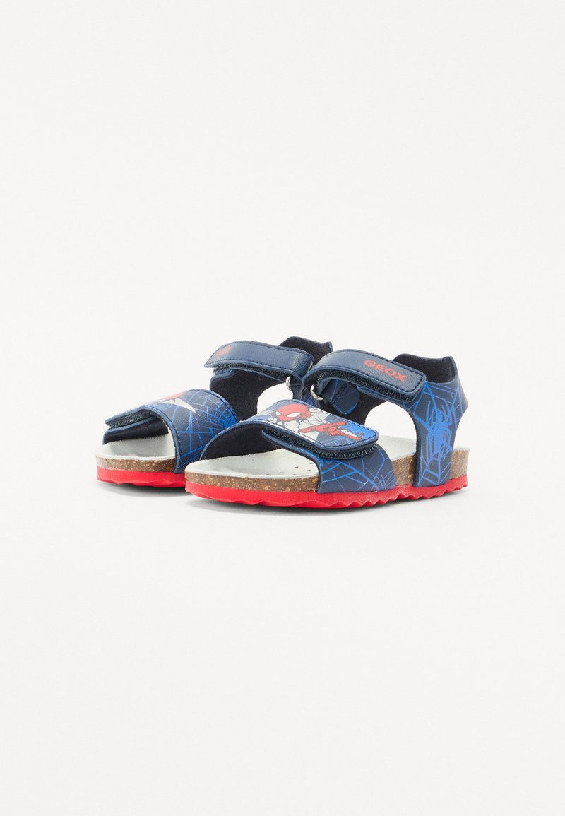 Sandales Spiderman Pour Enfants Bout Fermé - Chaussures De Sport Marvel Avec Sangles Réglables Et Fermeture Scratch