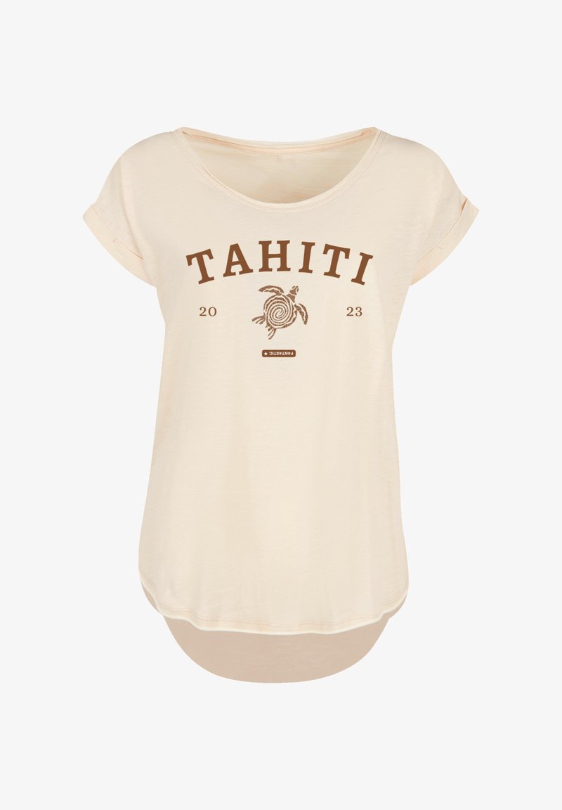 F4NT4STIC TAHITI - Print T-shirt - whitesand