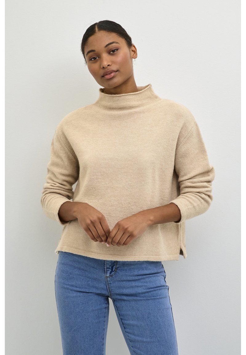 Kaffe ANIKA - Maglione - feather gray melange