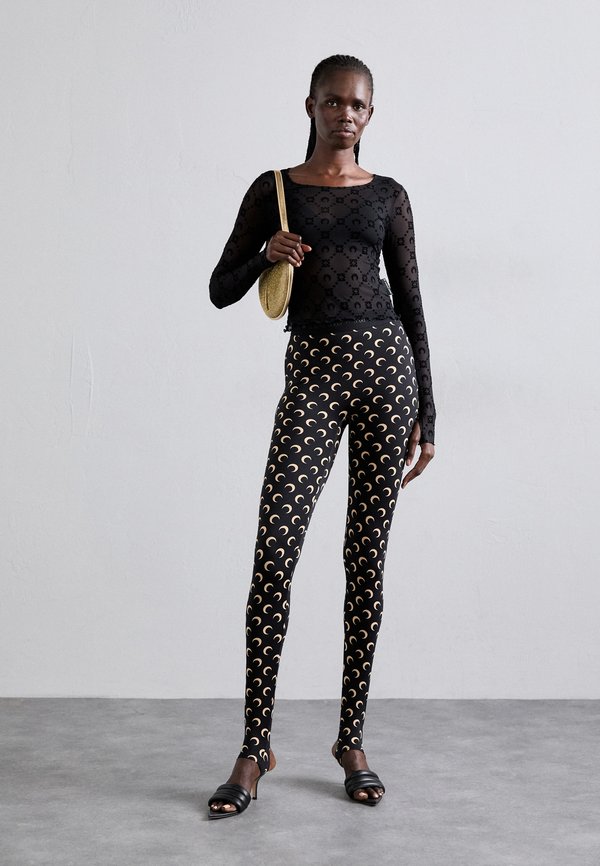 MOON PRINTED SECOND SKIN CROPPED - Long sleeved top3