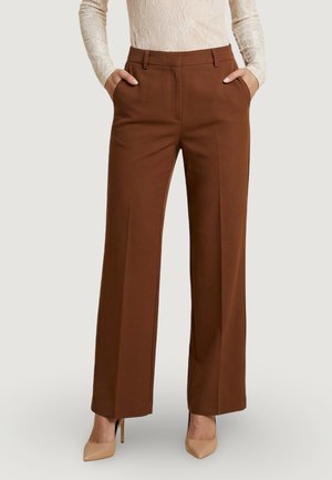I AM, PANTALONI GAMBA AMPIA PE26199 - Pantaloni - brown
