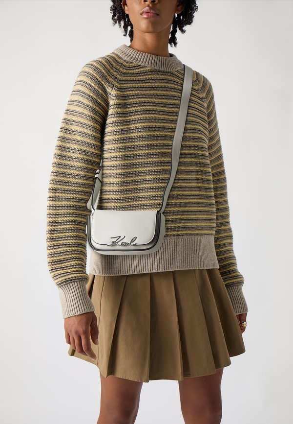 SIGNATURE BELT BAG - Cross body bag - cement