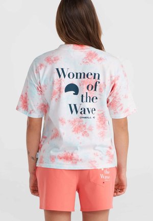 WOW - T-shirt imprimé - pink ice cube tie dye