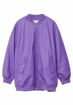Imitatieleren jas - lilac