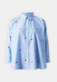 Selected, moonlight blue/red