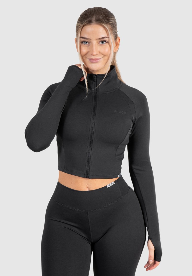 Smilodox CROP ADVANCE PRO - Trainingsjacke - schwarz