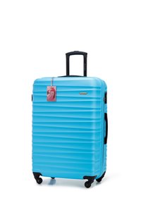 WITTCHEN LARGE SUITCASE WITH LUGGAGE TAG FROM ABS - Valise à roulettes - blue