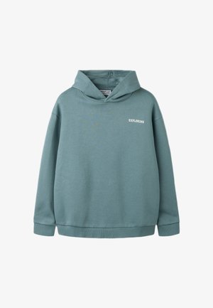 Name it, NKMPLIAM LS RLX SWE WH BRU - Jersey con capucha - trooper grey