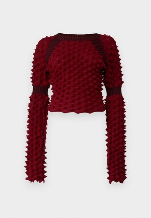 SPIKY - Jumper - red/black