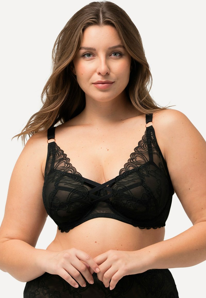 Ulla Popken Sujetador sin aros - black