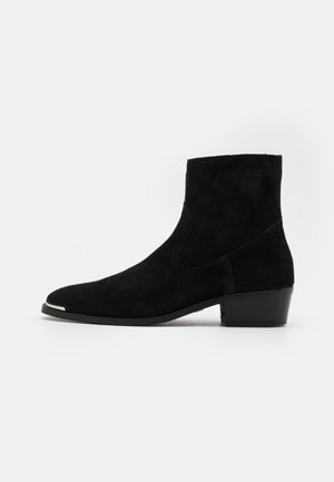 HOXTON INSIZE ZIP METAL TOE - Classic ankle boots - black