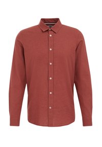 THE LINEN - Camisa - rust brown