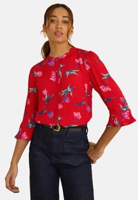 Niet geselecteerd, red floral