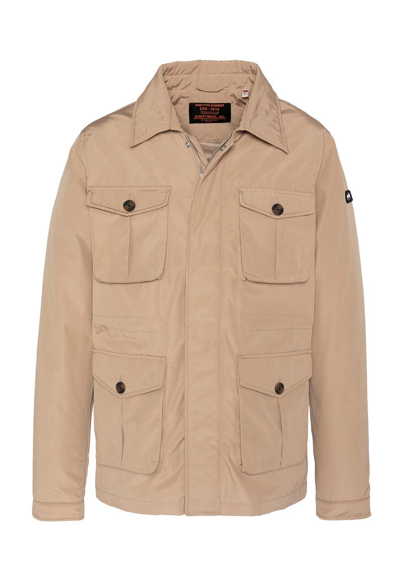 Schott Lichte jas beige