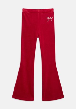 TROUSERS FLARE HOLIDAY - Pantaloni de trening - dark red