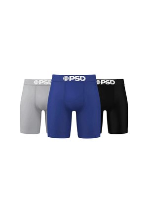 PSD, LOS ANGELES SOLID 3 PACK - Boxers - blue grey black