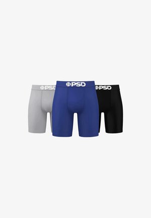 PSD, LOS ANGELES SOLID 3 PACK - Boxers - blue grey black
