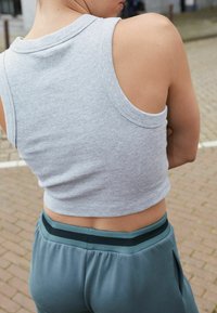 Next CROPPED RACER TANK - Top - grey