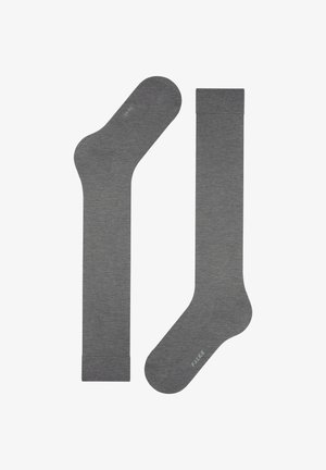 FALKE ClimaWool - Kniekousen - light greymel