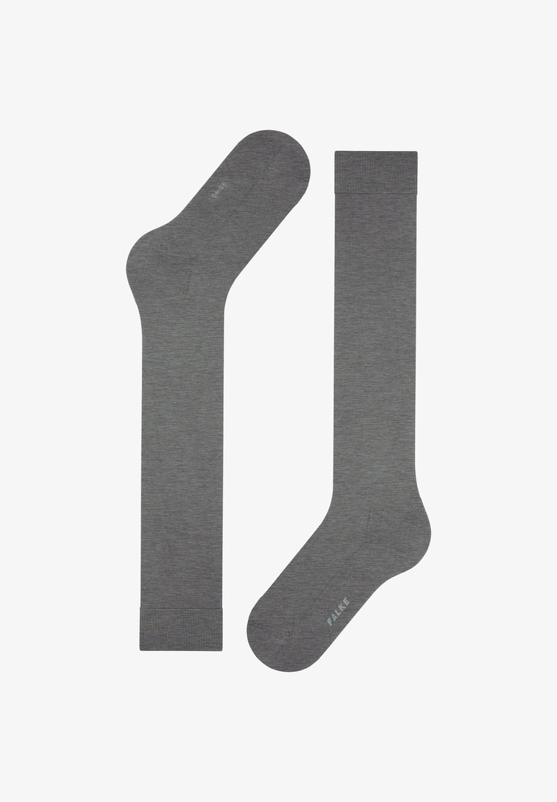 FALKE ClimaWool - Kniestrümpfe - light greymel