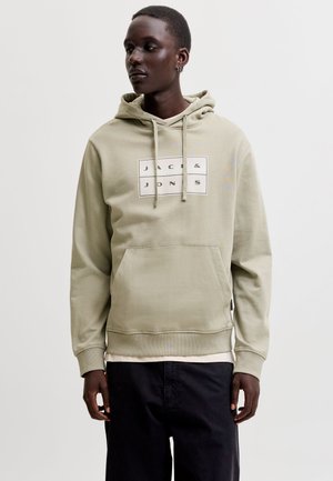 Jack & Jones HOODIE LOGO HOODIE - Sweat à capuche - vetiver
